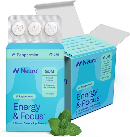Neuro Energy & Focus Gum, 54 Count
